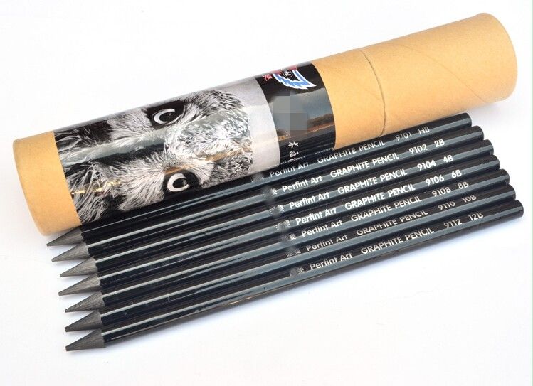 7 Pcs Woodless Graphite Pencil 12b 10b 8b 6b 4b 2b