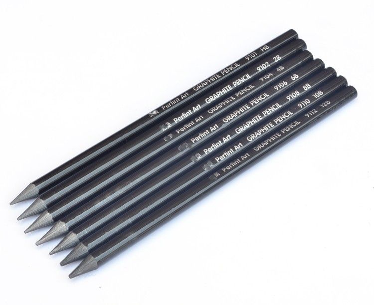 7 Pcs Woodless Graphite Pencil 12b 10b 8b 6b 4b 2b