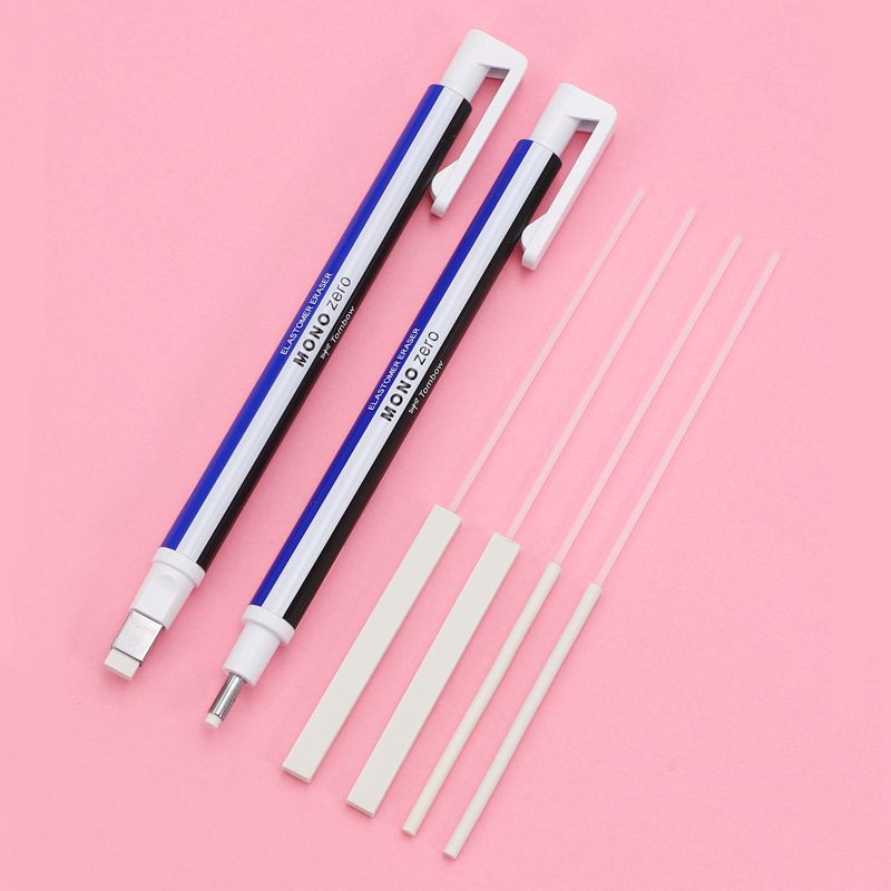 1pcs Japanese Tombow Mono Zero Pen-shaped Push Era