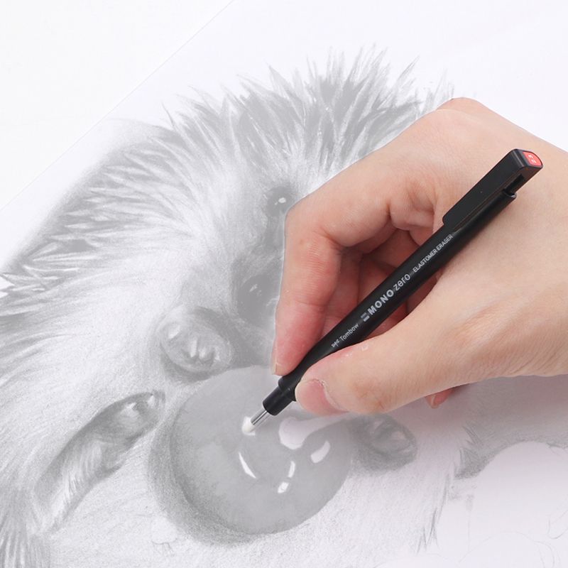 1pcs Japanese Tombow Mono Zero Pen-shaped Push Era