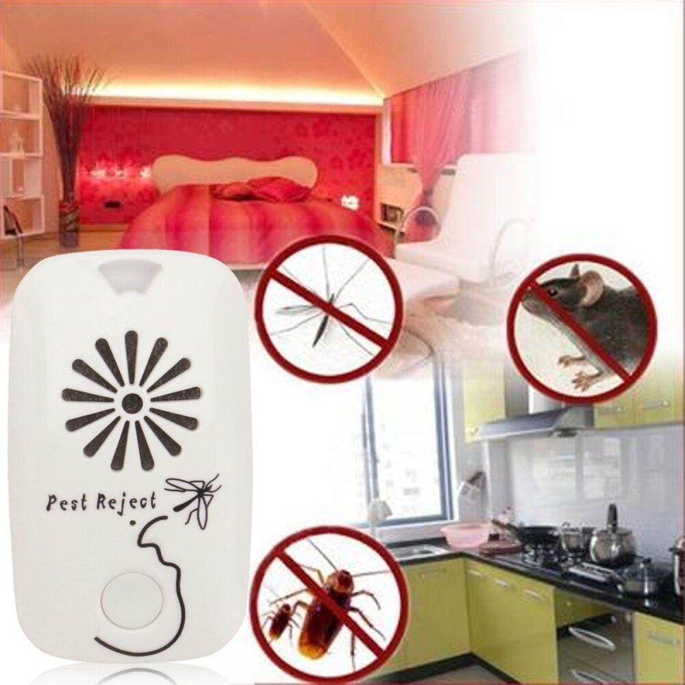 New Portable Ultrasonic Electronic Insect Pest Bug Mosquito Repellent Killer For