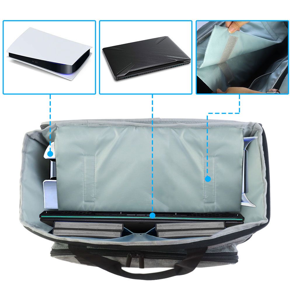 Carrying Case For PS5 PS4 PS3 Game Consoles Storage Bag