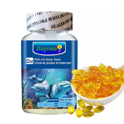 Fish Oil Capsules For Healthy Heart & Eye Care 100 Capsules