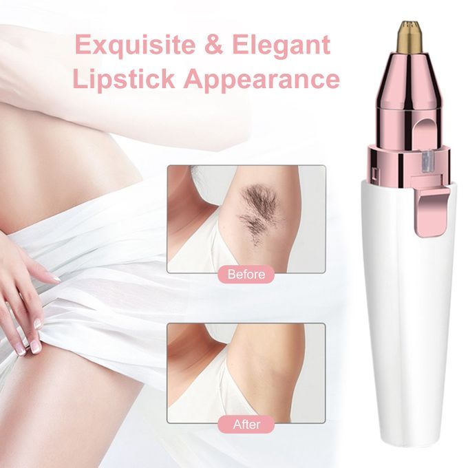 2 In 1 Women Facial Hair Remover Mini Portable Rechargeable