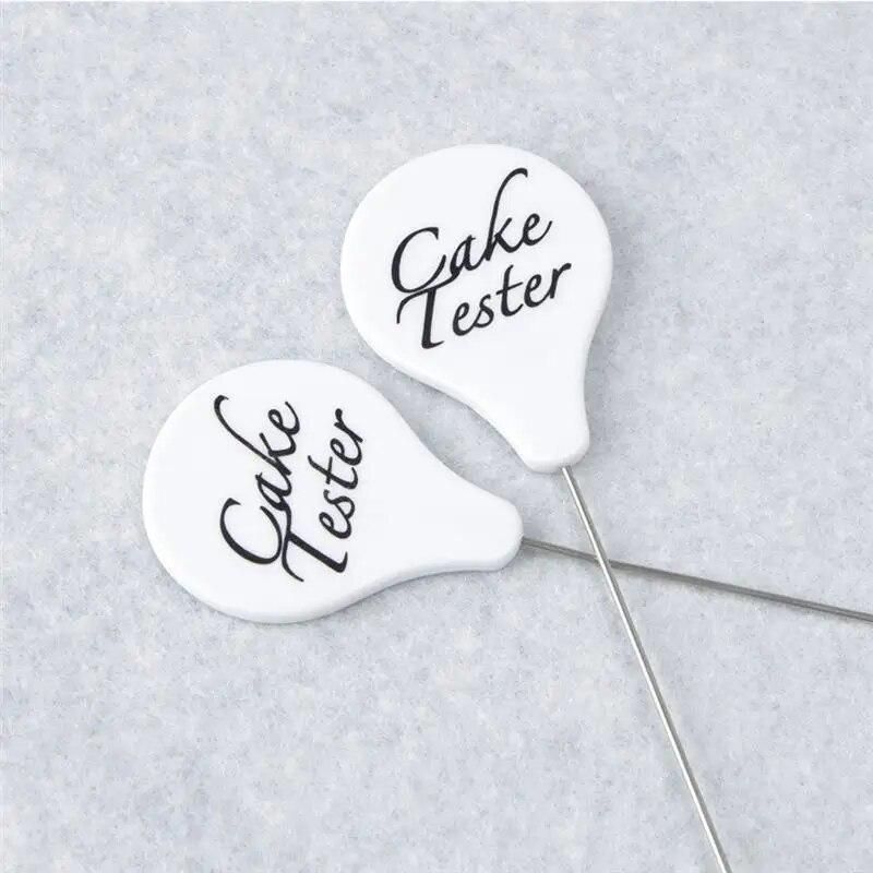5pcs Cake Tester Premium Stainless Steel Cute Baking Tool Cake Test Needle Biscuit Stirring Pin for Cake Muffin Bread Testing