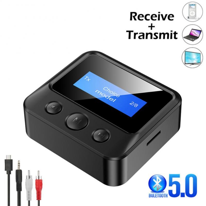 Receiver Transmitter FM Stereo AUX 3.5mm JackA Optical Wireless Handsfree Call NFC Bluetooth Audio Adapter TV C93S