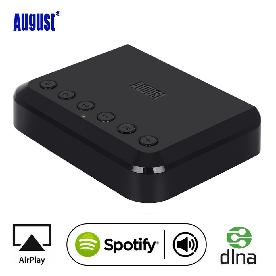 WR320 WIFI Bluetooth Audio Receiver Wireless Music Optical Adapter For Airplay Spotify DLNA NAS Multiroom Sound Stream Black