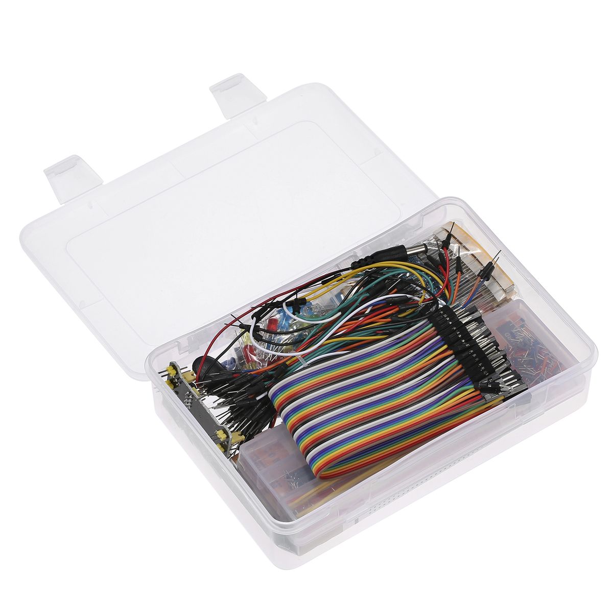 Electronics Fun Kit With 830 Holes Breadboard Jumper Wires