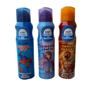 Baby Secret Kids Deodorant For Boys & Girls-12PiecesX100ml