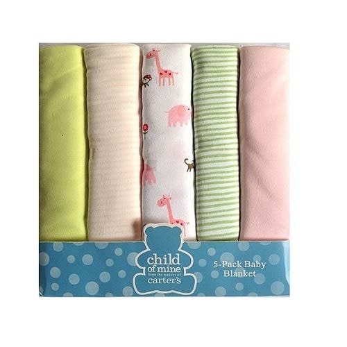 Child Of Mine 5 Piece Flannel - Pink