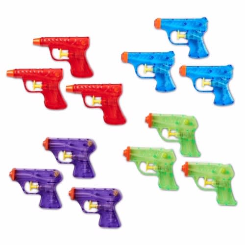 Mini Water Gun Blaster - Pack Of 12