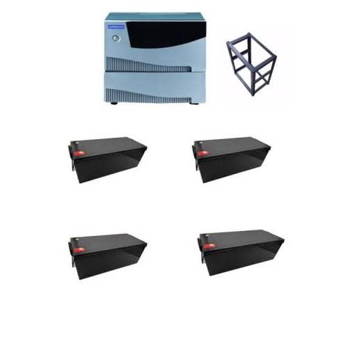 4kva 48v Pure Sine Wave Inverter With 4 Of 100amps Batteries And A Rack