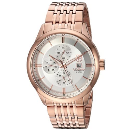 Men's Heritage Quartz Watch With Stainless-steel Strap - Rose Gold - 12