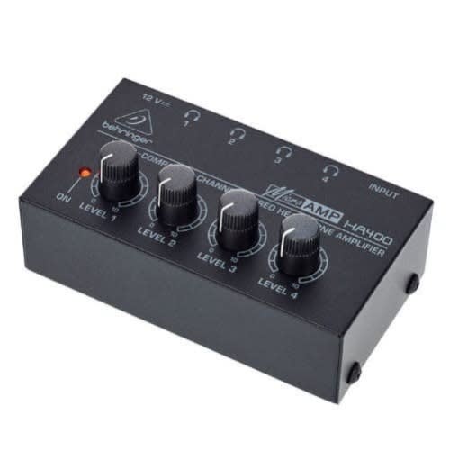 Microamp Ha-400 Ultra-compact 4-channel Stereo Headphone Amplifier