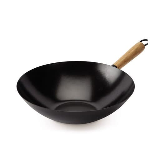 Non-stick Carbon Steel Wok - 28cm - Medium