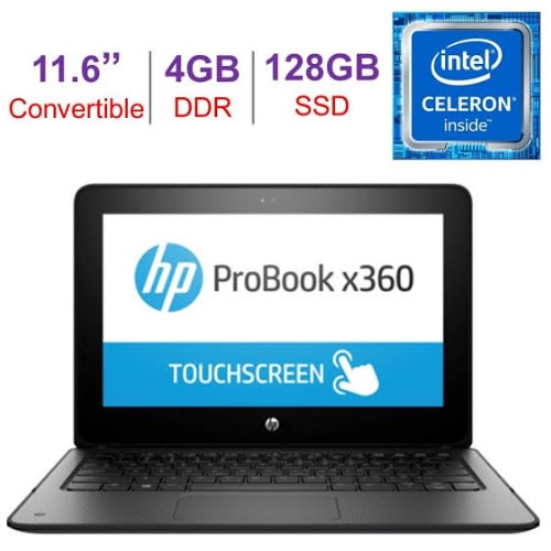 Probook X360 - 11" - Intel Pentium - 128GB SSD - 4GB RAM + 32GB Flash - Wins 10