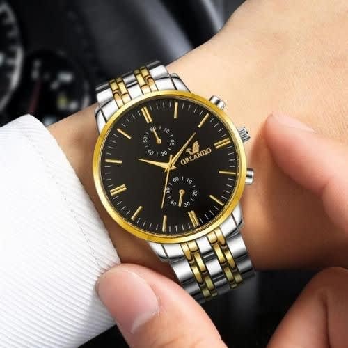 Men's Stainless Steel Bracelet Watch