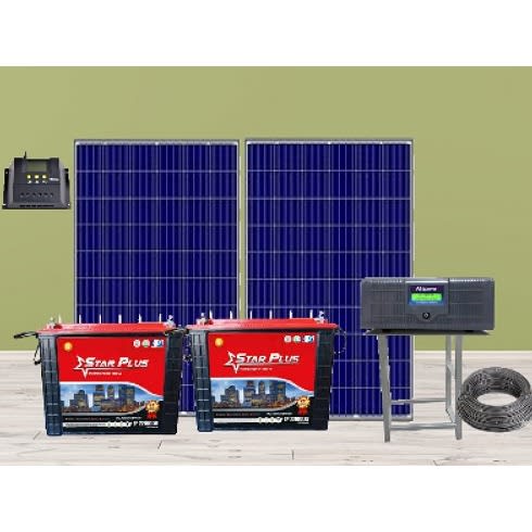Solar Panel - Tubular Battery -Bundle + Installation - 1.5kva Inverter