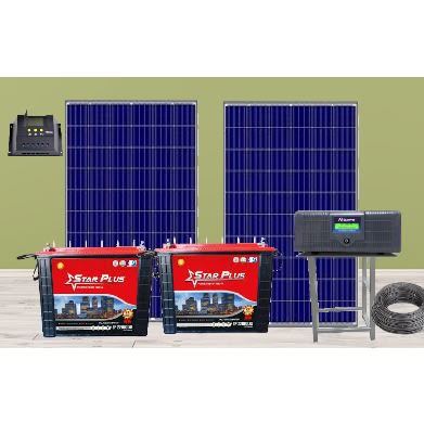 Solar Panel - Tubular Battery -Bundle + Installation - 1.5kva Inverter