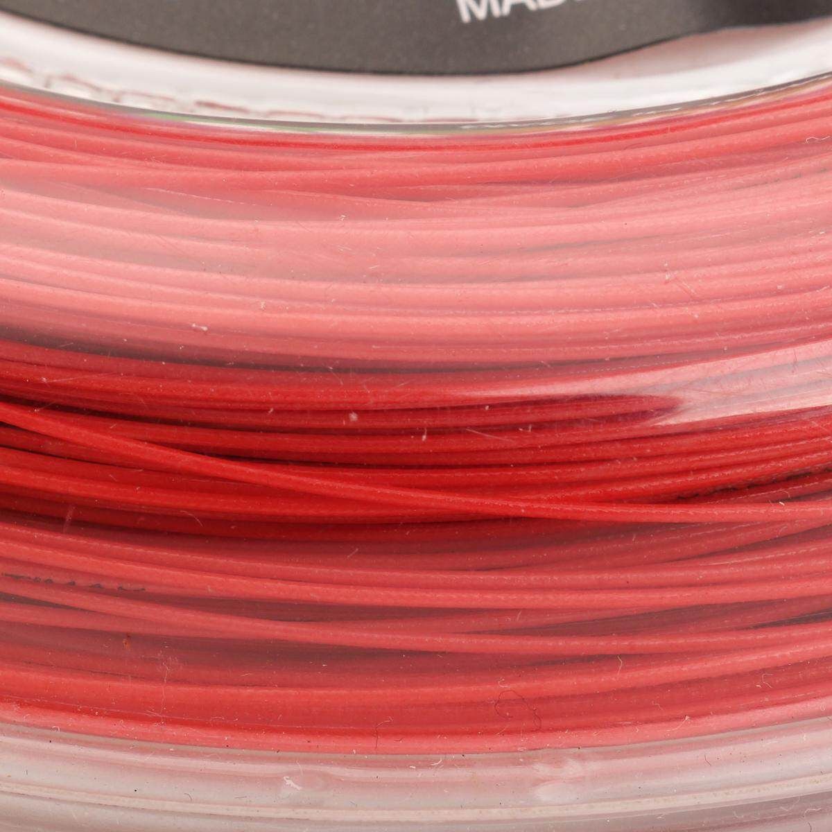 200M/656 Feet BG66 UM 0.65mm 22 Ga Reel Badminton Racquet String Coil Badminton Red Red (red)