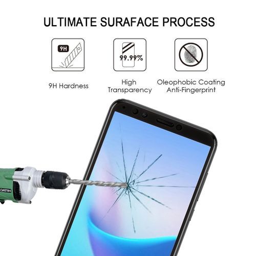 0.26mm 9H 2.5D Anti-scratch Silk-screen Tempered Glass Full Screen Film For Huawei Nova 2