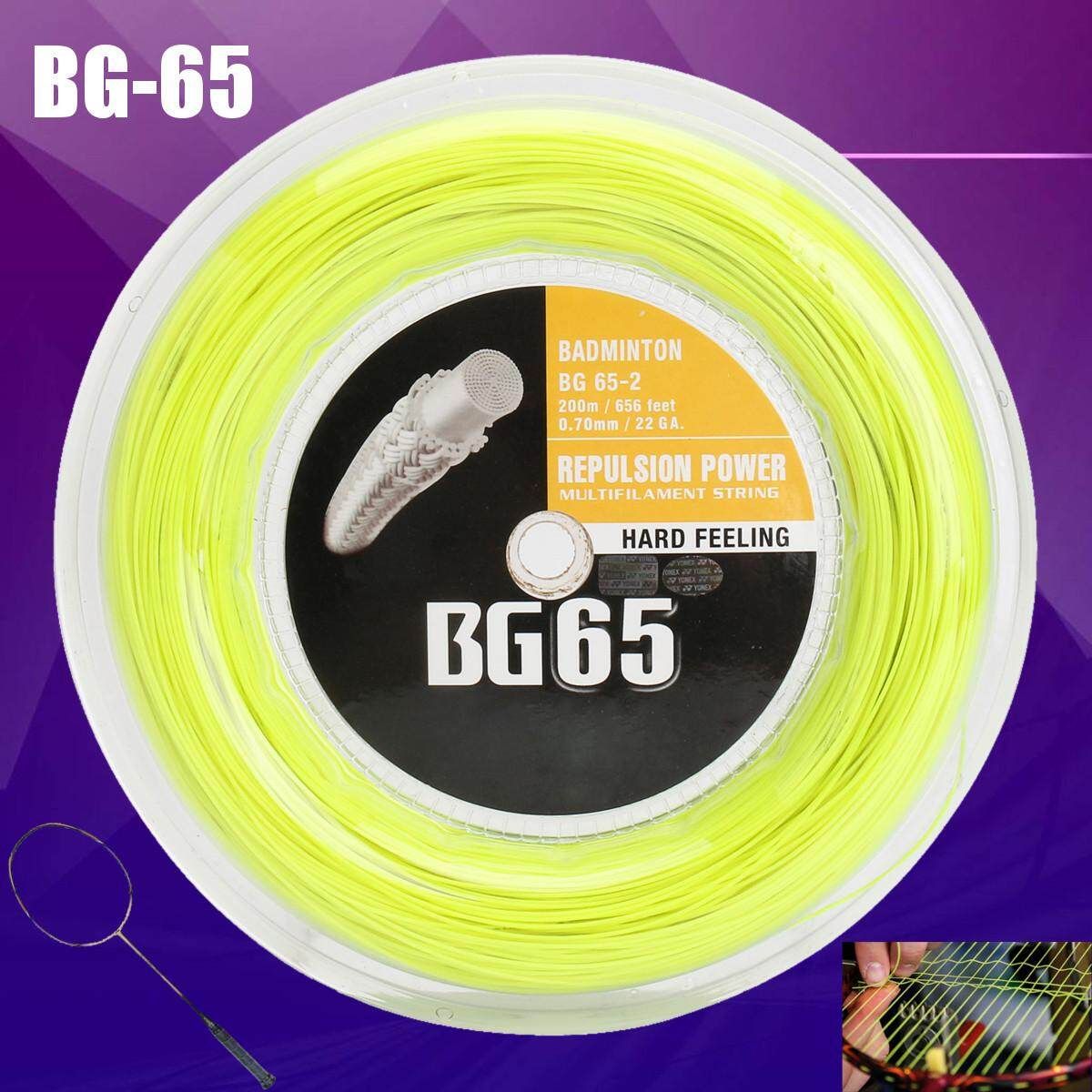 200M/656 Feet BG-65 0.7mm 22Ga High Polymer Reel Badminton Racquet String Coil