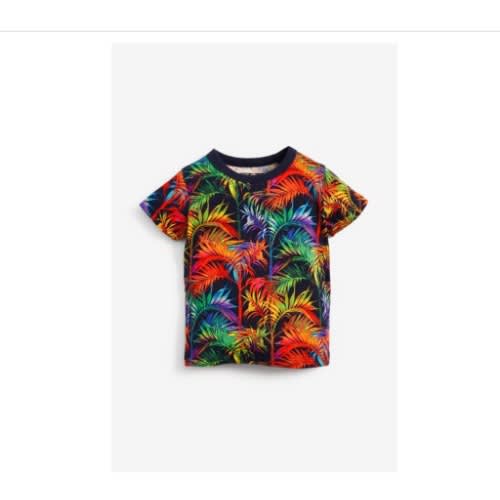 Tree Patterned Tee Top