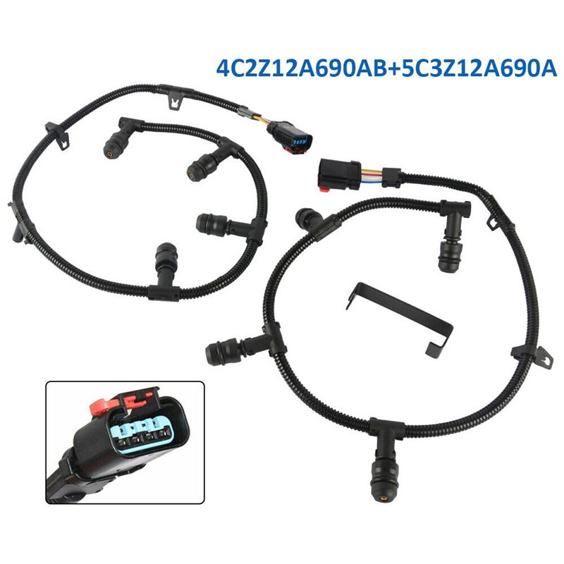 Diesel Glow Plug Harness Kit 5C3Z12A690A Fit for Ford 6.0L