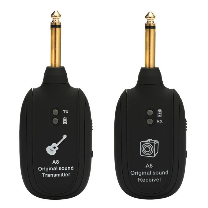 A8 UHF Wireless Guitar Transmitter Receiver 730MHz 50m