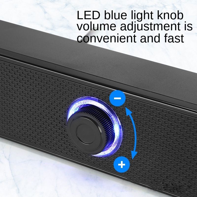 4D Surround Soundbar Bluetooth 5.0 Computer Speakers Wired