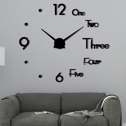 Diy 3d Wall Clock  - 39