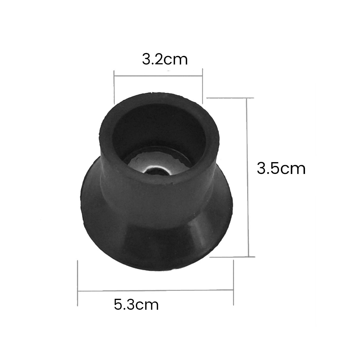 10Pcs Rubber Trampoline Non-Slip Feet Mat Cover Size L