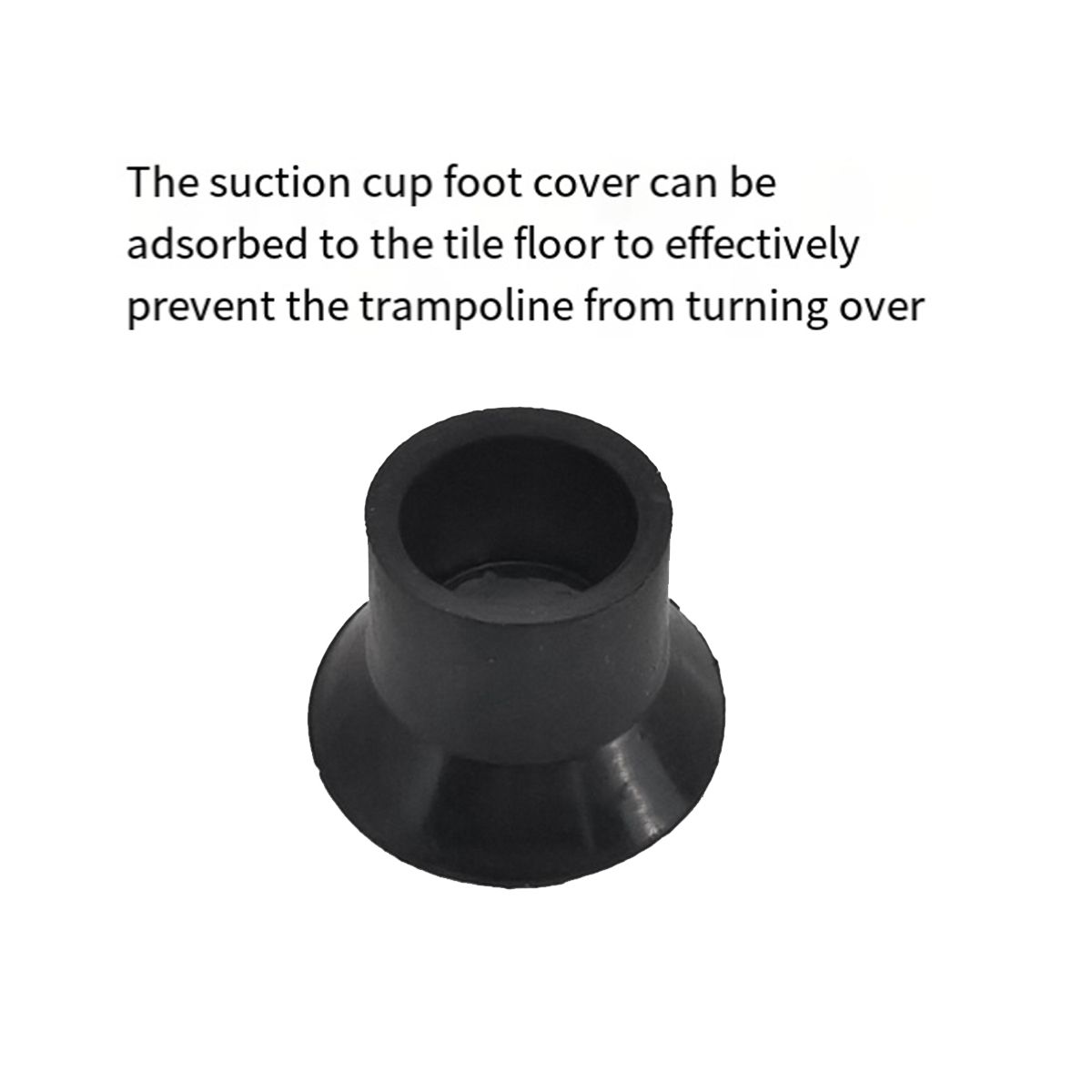 10Pcs Rubber Trampoline Non-Slip Feet Mat Cover Size L