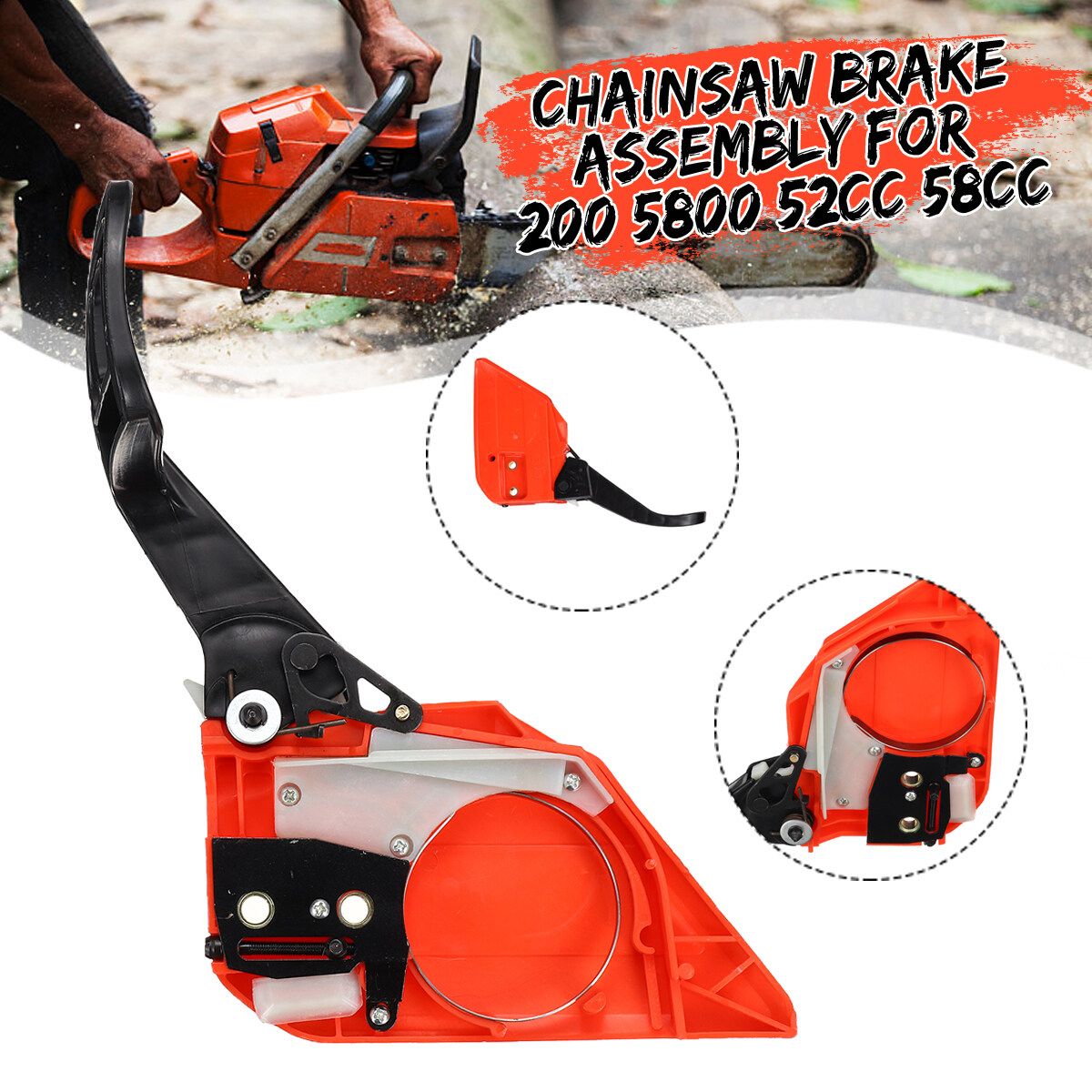 Chain Brake Side Cover Handle Clutch Sprocket Chainsaws Garden Tools Assembly For 5200 5800 52cc 58cc