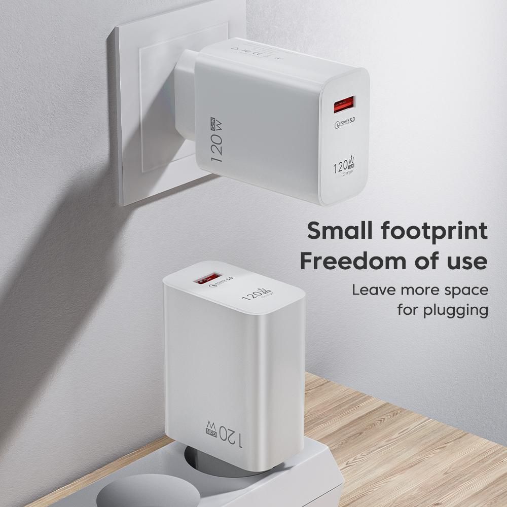 120W USB Charger Fast charging iPhone 14 13 12 Xiaomi Ipad doogee Realme Samsung