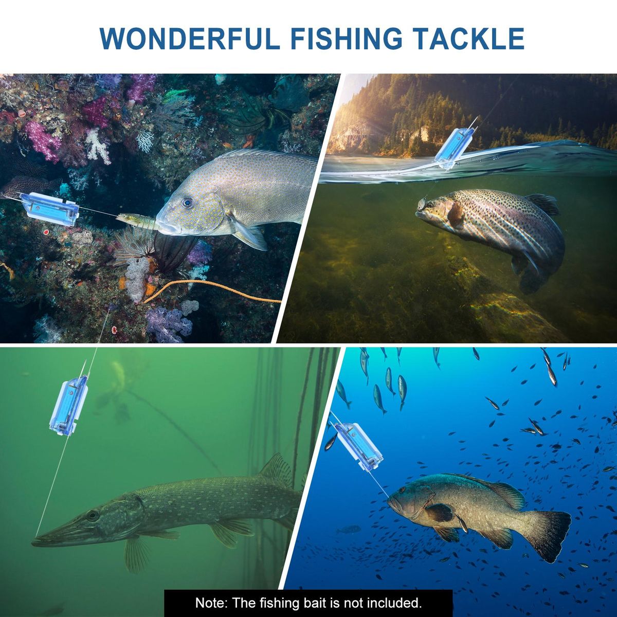 1080P Wireless Underwater Fishing Camera Wi-Fi Fish Finder Video Camera with Loop Recording APP Remote Control for Ice Lake Boat Fishing
