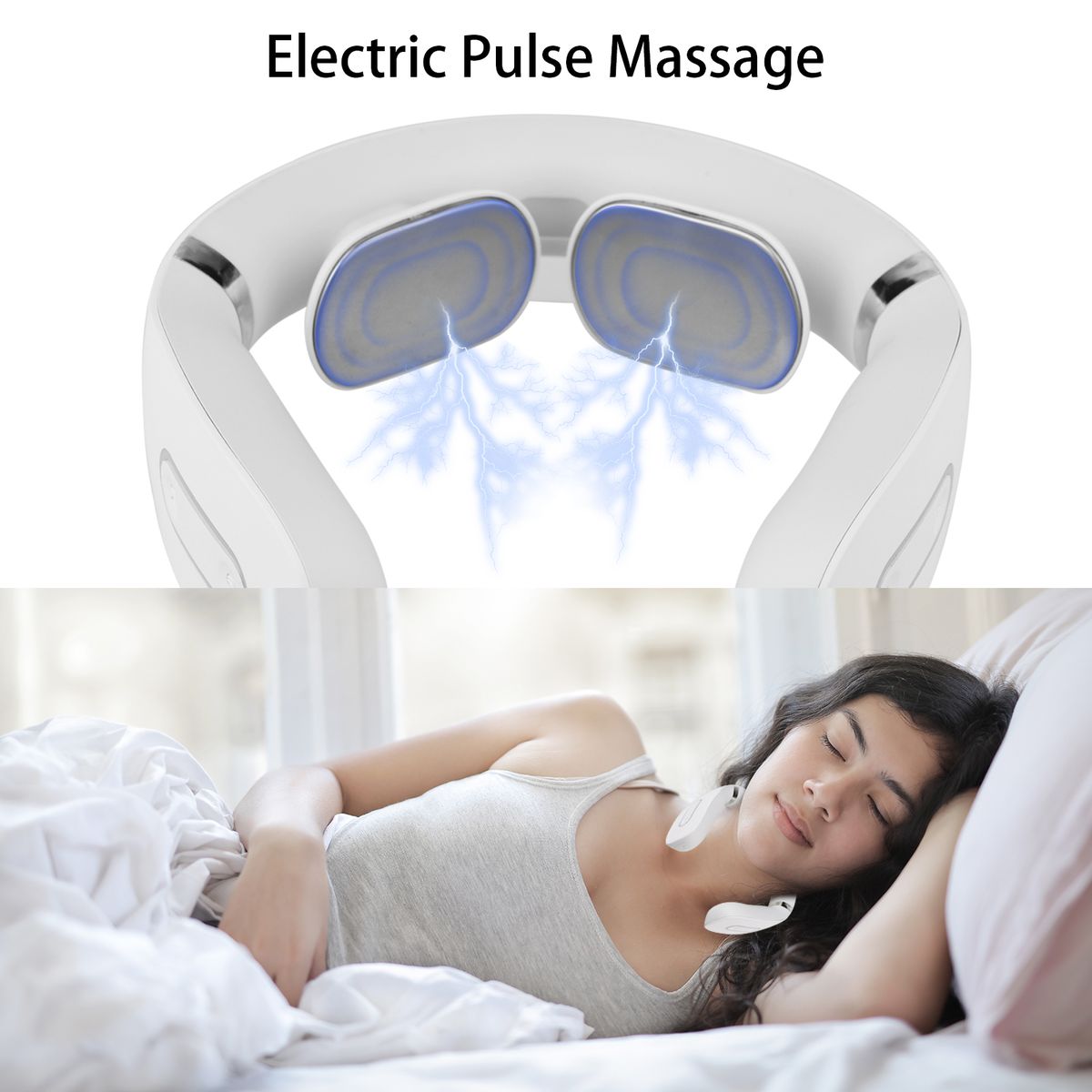 Yuclam Neck Massager Electric Portable Neck Massager With