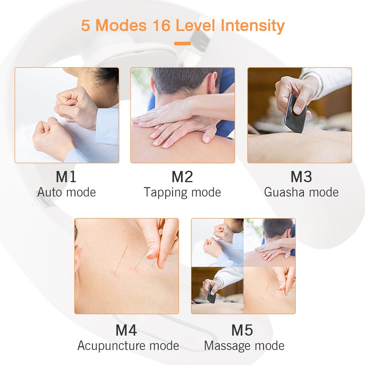 Yuclam Neck Massager Electric Portable Neck Massager With