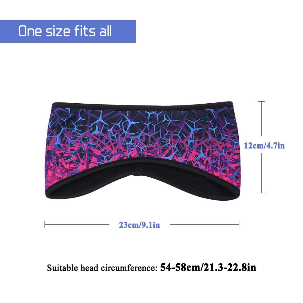 Sports Headband Winter Protection Headband Keep Ear Warm Headband High Elastic Headband Hair Band Fleece Liner Headband
