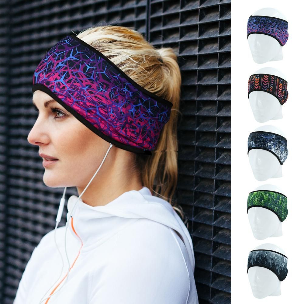 Sports Headband Winter Protection Headband Keep Ear Warm Headband High Elastic Headband Hair Band Fleece Liner Headband