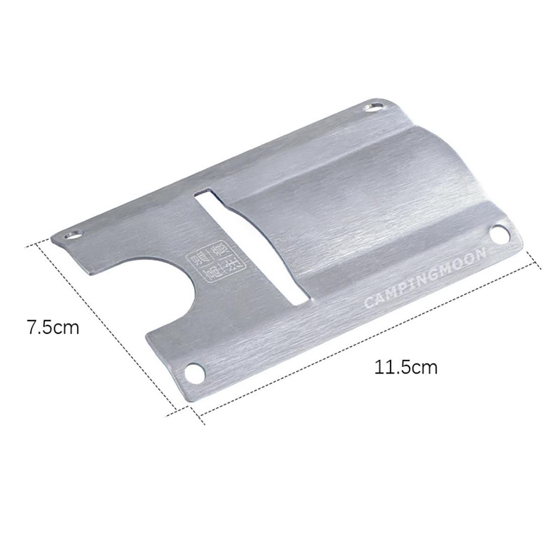CAMPINGMOON Outdoor Camping Gas Stove Burner Heat Shield