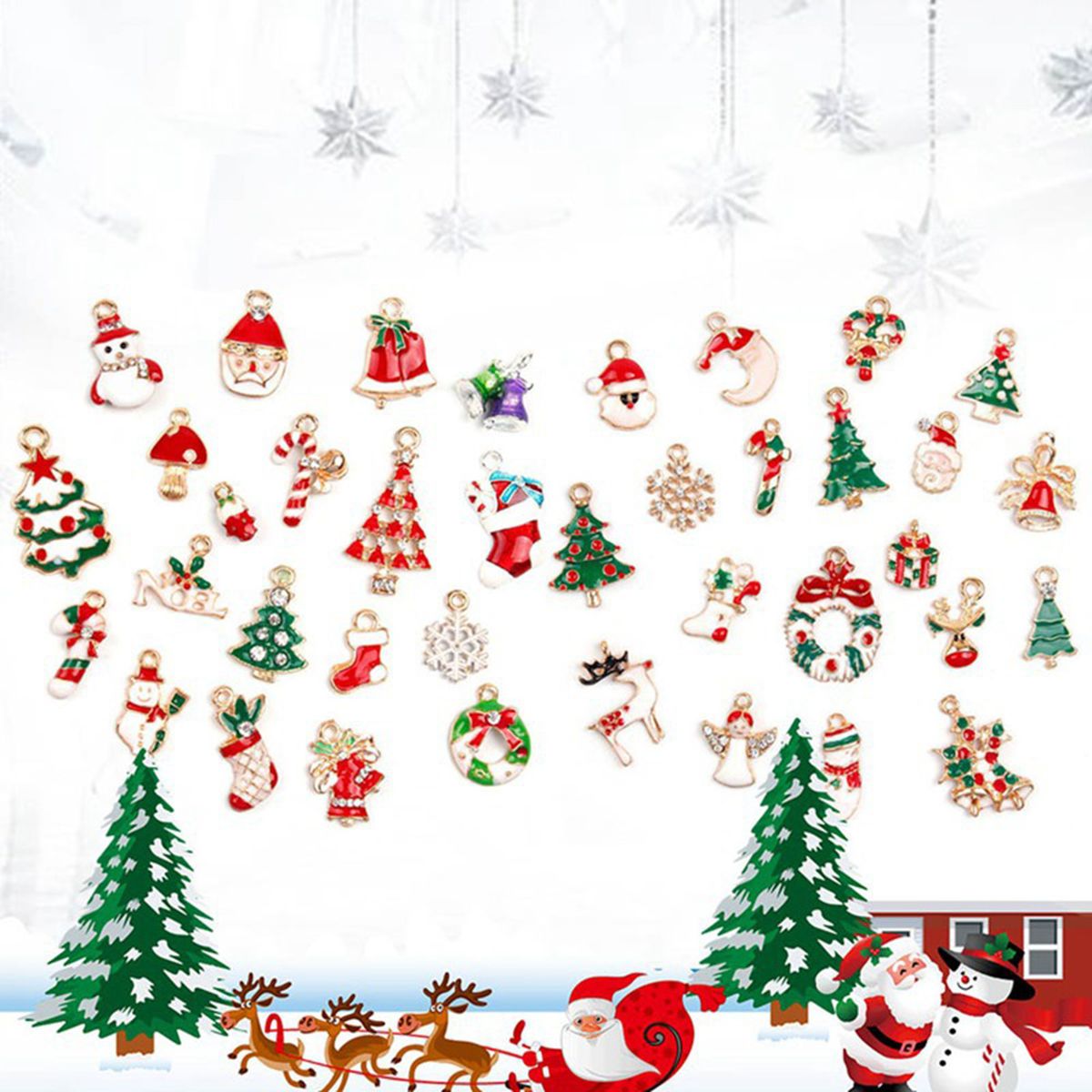 Alloy Christmas Pendant DIY Jewelry Accessories Jewelry