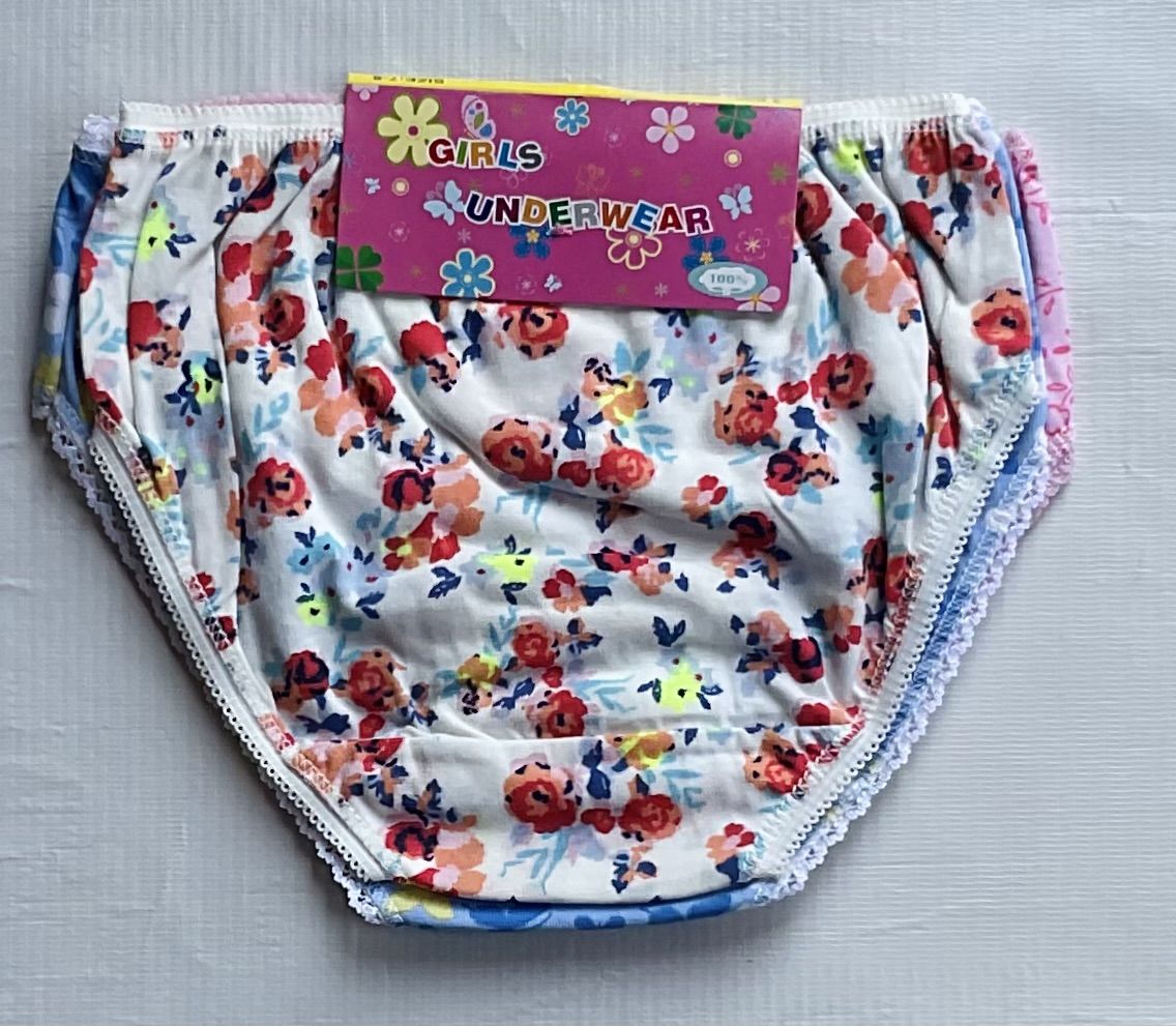 Set Of 3 Butterfly Floral Girls Pant