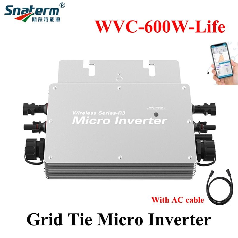 600W 700W Micro Solar Inverter MPPT Grid Tie Hybrid