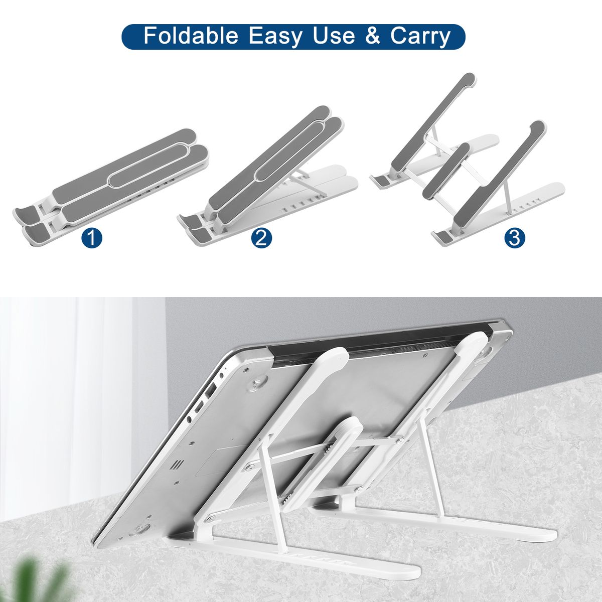 Laptop Stand Adjustable Portable Computer Riser Tablet