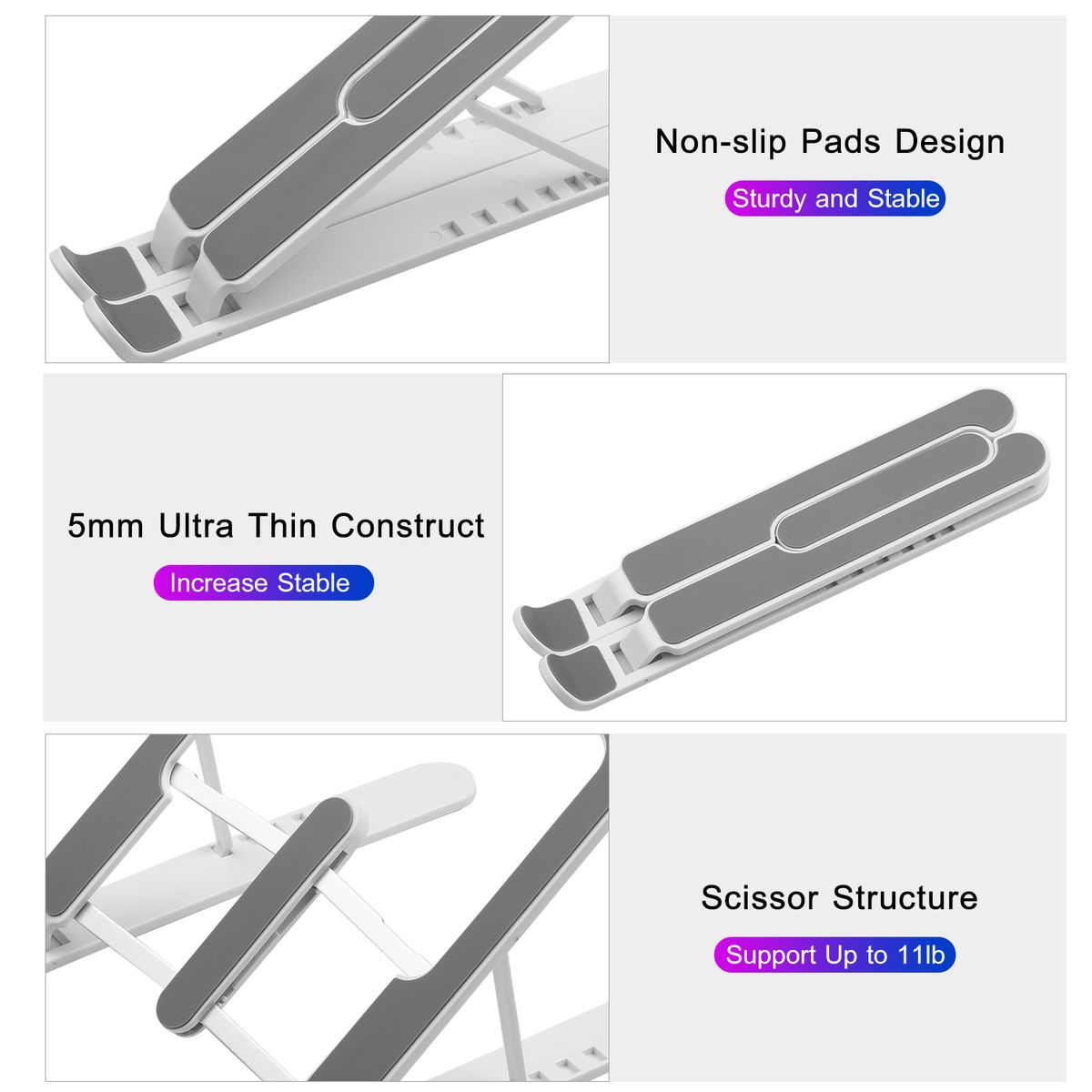 Laptop Stand Adjustable Portable Computer Riser Tablet