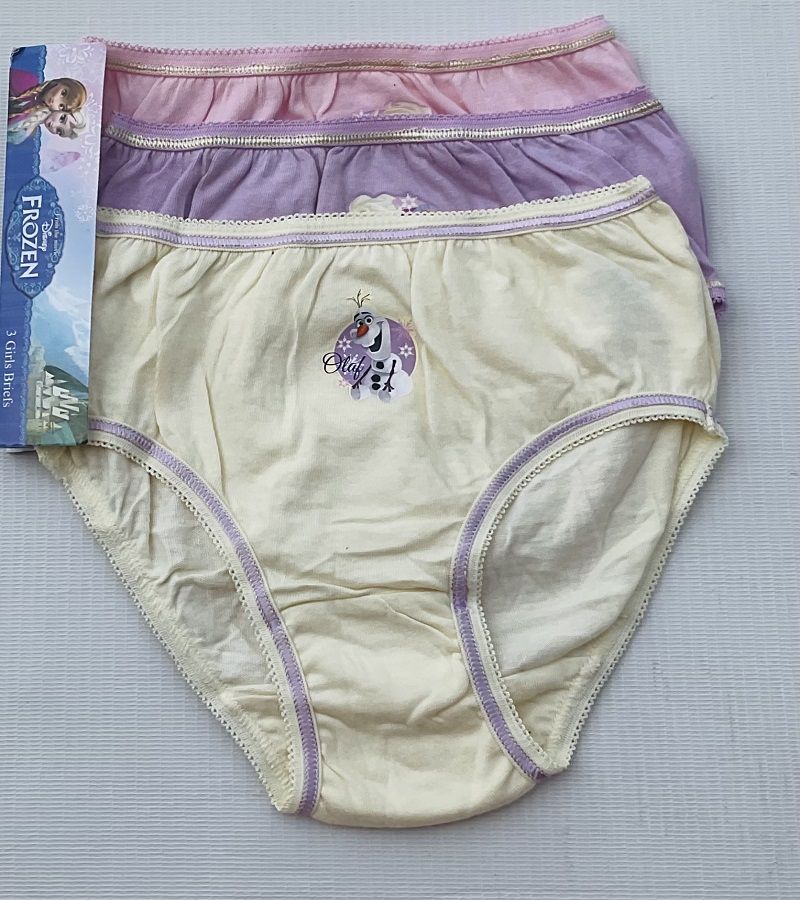 Set Of 3 Elsa Girls Briefs