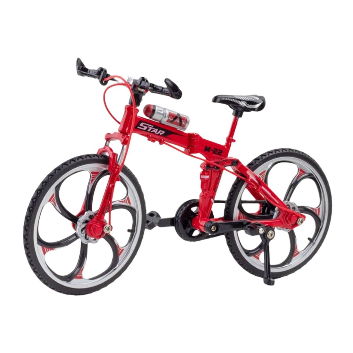 Die-Cast Metal Bicycle Model 1/8 Scale Alloy Kids Boys Office 2022 Red