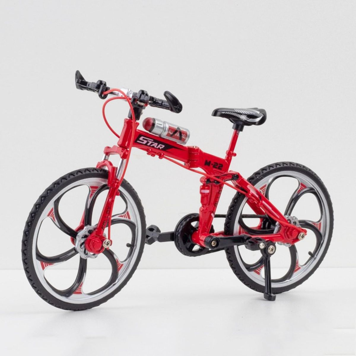 Die-Cast Metal Bicycle Model 1/8 Scale Alloy Kids Boys Office 2022 Red