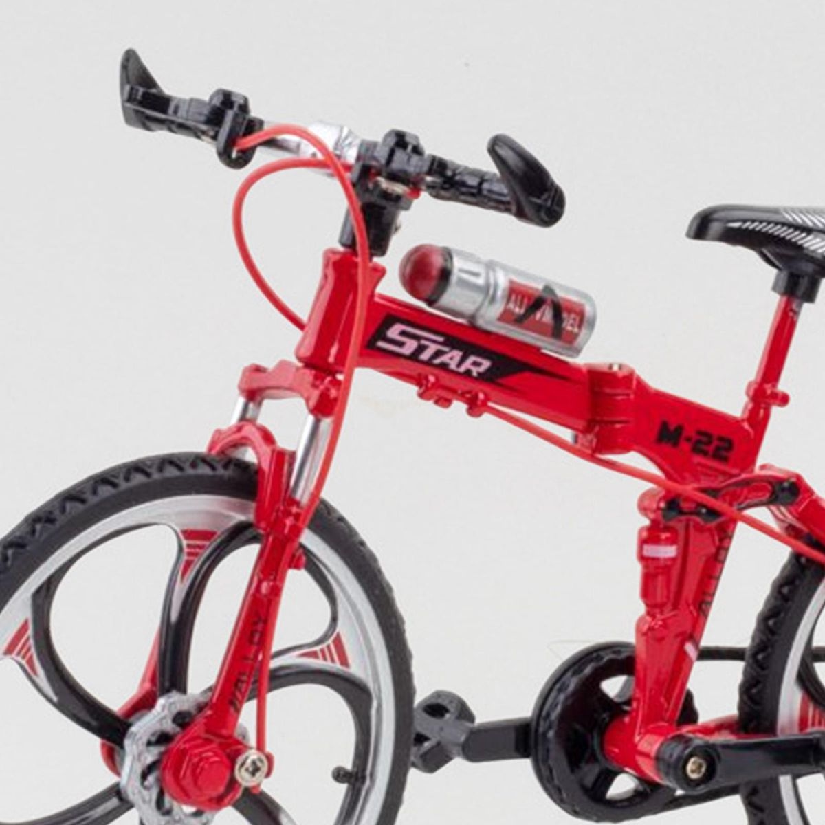 Die-Cast Metal Bicycle Model 1/8 Scale Alloy Kids Boys Office 2022 Red